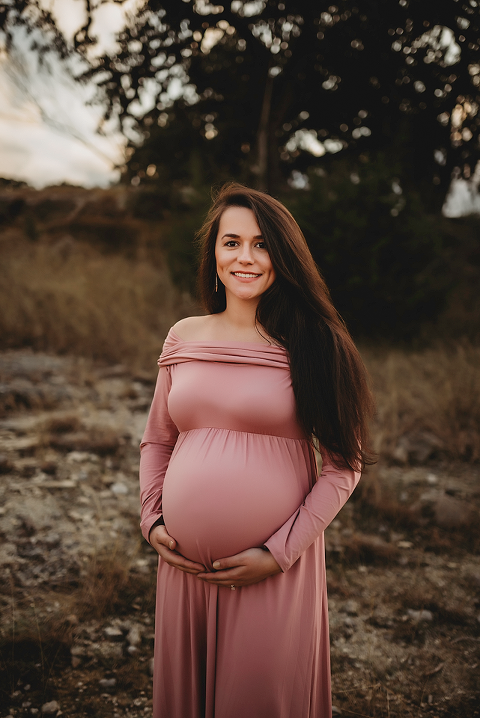 san antonio outdoor maternity photos