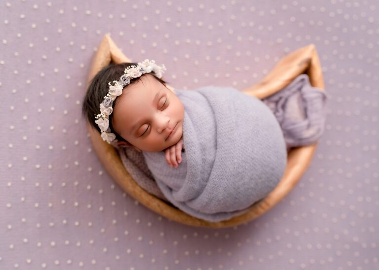 DFW newborn photographer capturing newborn baby girl session