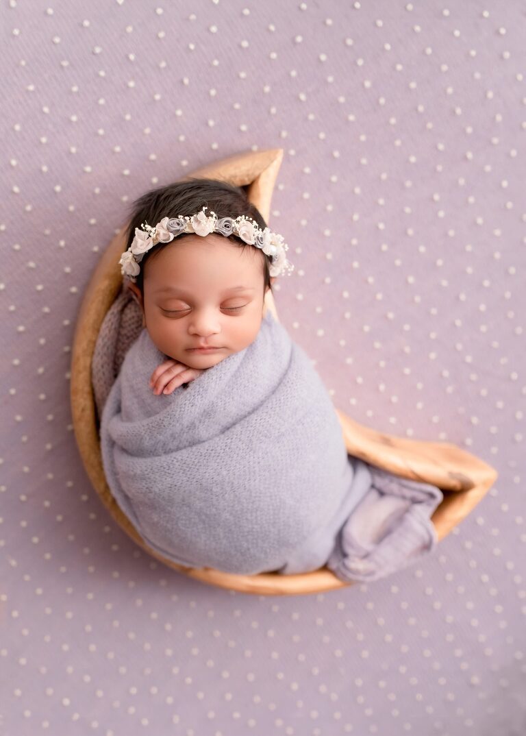 DFW newborn photographer capturing newborn baby girl session