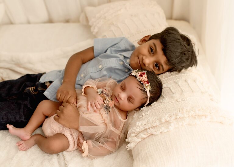 DFW newborn photographer capturing newborn baby girl session