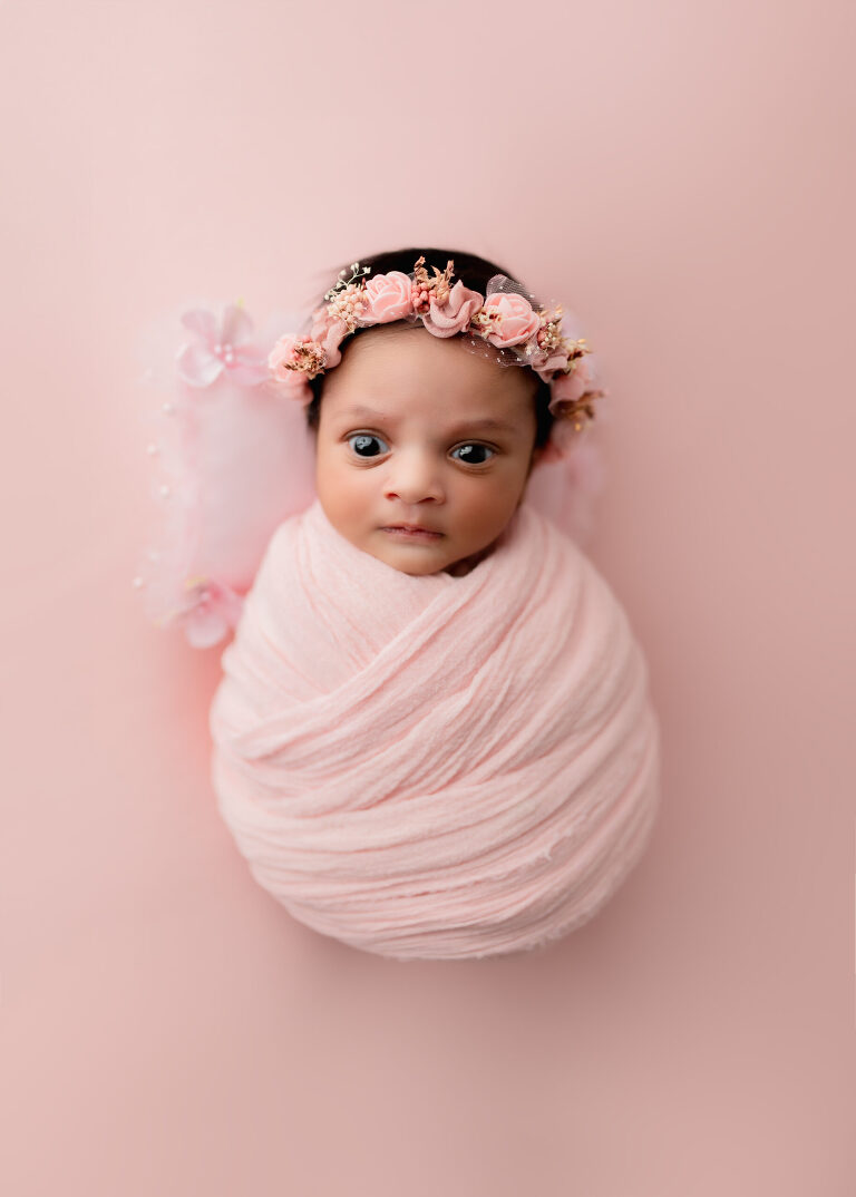 DFW newborn photographer capturing newborn baby girl session